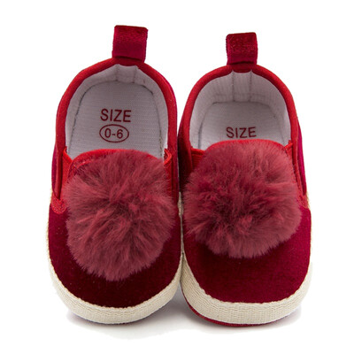 Baby Girl Breathable Anti-Slip Shoes Casual Sneakers with Plush Ball Toddler Soft Soled First Walkers Children Casual Shoes
Baby Girl Breathable Anti-Slip Shoes Casual Sneakers with Plush Ball Toddler Soft Soled First Walkers Children Casual Shoes