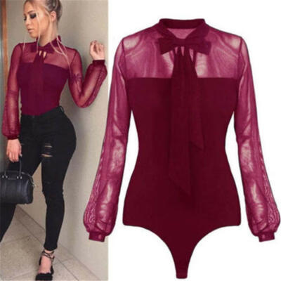 Sexy Womens Bodycon Bodysuit V Neck Long Sleeve Jumpsuit Romper Leotard Top NEW
Sexy Womens Bodycon Bodysuit V Neck Long Sleeve Jumpsuit Romper Leotard Top NEW