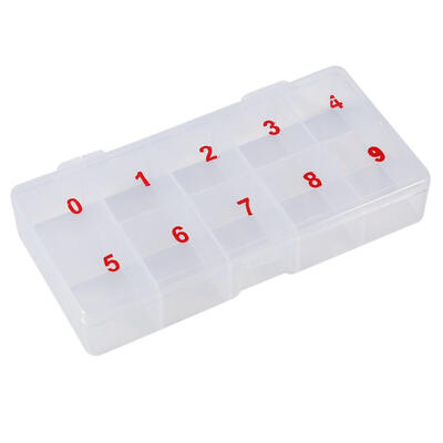 Greensen 10 Cells Compartments Acrylic Storage Case Natural Translucent Plastic False Nail Art Tips Box
Greensen 10 Cells Compartments Acrylic Storage Case Natural Translucent Plastic False Nail Art Tips Box