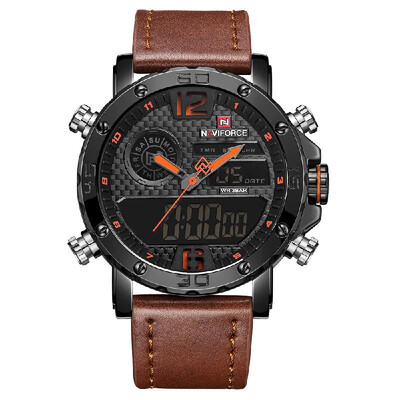 NAVIFORCE NF9134 Quartz Fashion Watch Men Watches Top Brand Luxury Male Clock Business Military Dual Display 30M Waterproof Wrist
NAVIFORCE NF9134 Quartz Fashion Watch Men Watches Top Brand Luxury Male Clock Business Military Dual Display 30M Waterproof Wrist
