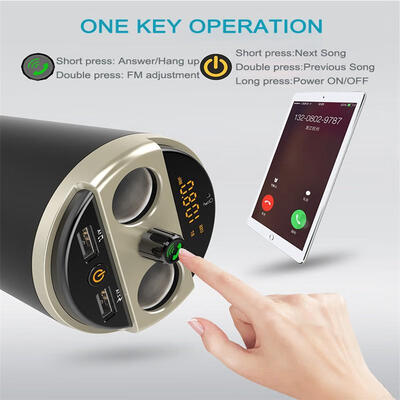 Dual USB Car Charger Adapter Car Cup Holder with 2 Cigarette Lighter Socket Support FM Radio MP3
Dual USB Car Charger Adapter Car Cup Holder with 2 Cigarette Lighter Socket Support FM Radio MP3