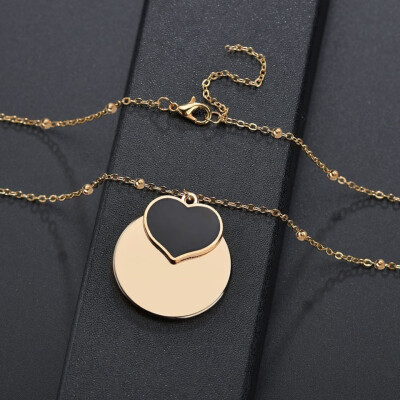 Simple Ladies Round Pendant Necklace OL Style High Quality European And American Personality Charm Wedding Party Fashion Jewelry
Simple Ladies Round Pendant Necklace OL Style High Quality European And American Personality Charm Wedding Party Fashion Jewelry