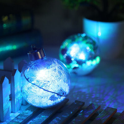 LED Snowflake Transparent Christmas Ball DIY Fillable Craft Plastic Ball Romantic Jewelry Gift Christmas Hanging Tree Ball
LED Snowflake Transparent Christmas Ball DIY Fillable Craft Plastic Ball Romantic Jewelry Gift Christmas Hanging Tree Ball