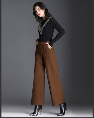 wide leg trousers women 2018 new middle-aged womens trousers high-waisted woollen slacks mother woollen trousers women
wide leg trousers women 2018 new middle-aged womens trousers high-waisted woollen slacks mother woollen trousers women