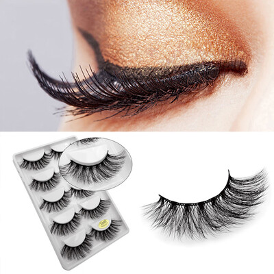〖Follure〗Luxury 5Paire 3D False Lashes Fluffy Strip Eyelashes Long Natural Party Makeup
