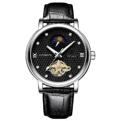 TEVISE T612 Business Men Automatic Mechanical Watch Time Moon Phase Display Fashion Casual Luminous Hands Leather Strap Life Water
TEVISE T612 Business Men Automatic Mechanical Watch Time Moon Phase Display Fashion Casual Luminous Hands Leather Strap Life Water