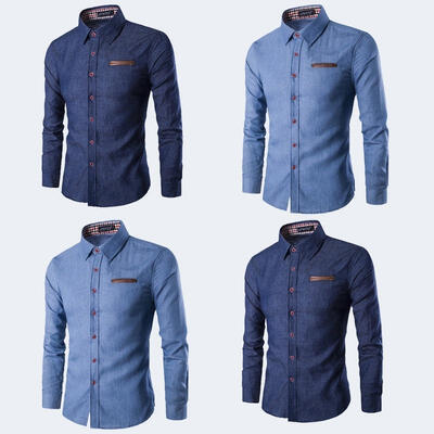 Fashion Mens Casual Stylish Slim Fit Long Sleeve Casual Formal Dress Shirt Tops
Fashion Mens Casual Stylish Slim Fit Long Sleeve Casual Formal Dress Shirt Tops