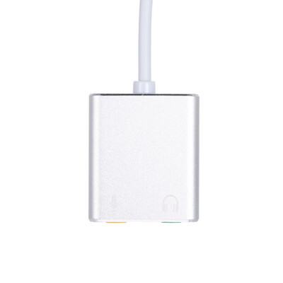 USB C Type C Type-C External Sound Card Hi-Fi Magic Voice 71 CH Audio Card Adapter USB-C to Jack 35mm Earphone Microphone Speake
USB C Type C Type-C External Sound Card Hi-Fi Magic Voice 71 CH Audio Card Adapter USB-C to Jack 35mm Earphone Microphone Speake