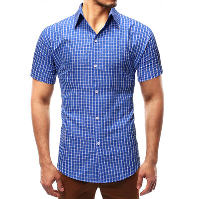 Tailored Fashion Mens Summer Slim Casual Plaid Button Short-sleeved Shirt Top Blouse
Tailored Fashion Mens Summer Slim Casual Plaid Button Short-sleeved Shirt Top Blouse