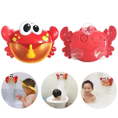 Bubble Machine Big Crab Automatic Bubble Maker Blower Music Bath Toy For Baby
Bubble Machine Big Crab Automatic Bubble Maker Blower Music Bath Toy For Baby