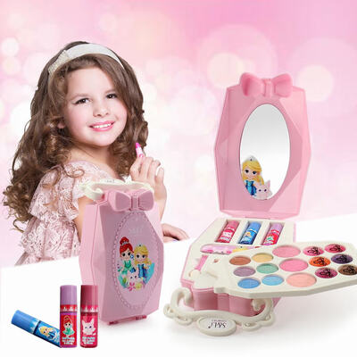 Dress-Up Toy Makeup Cosmetic Box Fairy Tale Handbag Shape Pretend Play Girls Cosmetics Kit Environmental Toys Beauty Safety Toy
Dress-Up Toy Makeup Cosmetic Box Fairy Tale Handbag Shape Pretend Play Girls Cosmetics Kit Environmental Toys Beauty Safety Toy