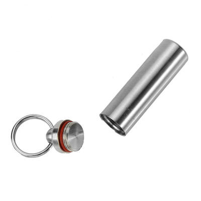 Greensen Stainless Steel Medicine Keychain Holder For Traveling Camping Emergency
Greensen Stainless Steel Medicine Keychain Holder For Traveling Camping Emergency
