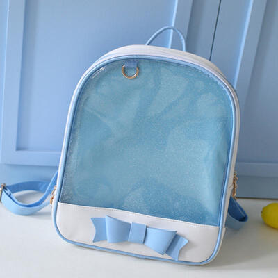 Middle School Student Large Capacity Backpack Transparent Pvc Pink Student Backpack
Middle School Student Large Capacity Backpack Transparent Pvc Pink Student Backpack