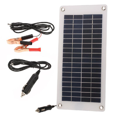 85W12V Solar Car Battery Charger Maintainer With Cigarette Lighter Semi-flexible Portable Solar Power Panel Trickle Charging For
85W12V Solar Car Battery Charger Maintainer With Cigarette Lighter Semi-flexible Portable Solar Power Panel Trickle Charging For