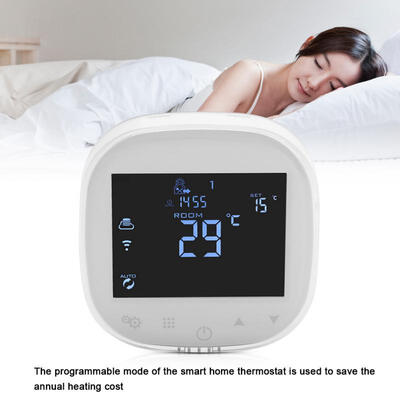 Greensen WiFi Programmable Thermostat Digital Touch Screen Temperature Control Humidity Sensor 90-240V
Greensen WiFi Programmable Thermostat Digital Touch Screen Temperature Control Humidity Sensor 90-240V