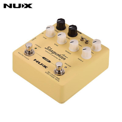 NUX Stageman Floor Acoustic Preamp DI Effect Pedal with Chorus Reverb Freeze 60s Loop for Acoustic Guitar Violin Mandolin Banjo
NUX Stageman Floor Acoustic Preamp DI Effect Pedal with Chorus Reverb Freeze 60s Loop for Acoustic Guitar Violin Mandolin Banjo