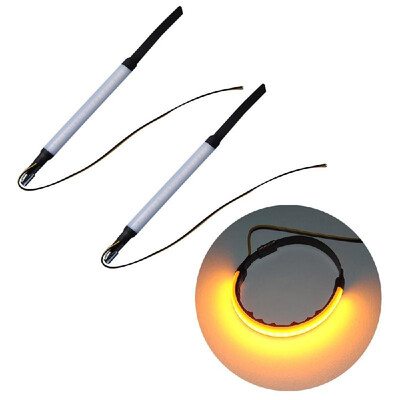 2Pcs Motorcycle Front Fork LED Strip Turn Signal Indicator Light Ring Steering Lamp
2Pcs Motorcycle Front Fork LED Strip Turn Signal Indicator Light Ring Steering Lamp
