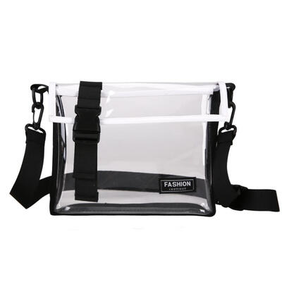 Transparent PVC Shoulder Messenger Bag Unisex Square Casual Crossbody Bags 
Transparent PVC Shoulder Messenger Bag Unisex Square Casual Crossbody Bags