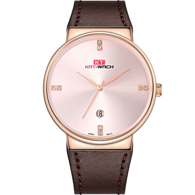 KAT-WACH mens watch high-grade waterproof business quartz watch leather simple ultra-thin student watch mens watch
KAT-WACH mens watch high-grade waterproof business quartz watch leather simple ultra-thin student watch mens watch