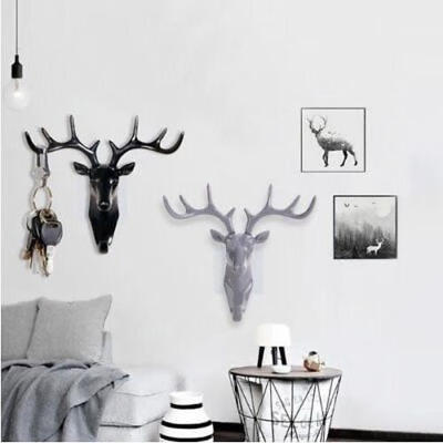 Creative decoration elegant retro elk head coat cap hook wall decoration resin crafts
Creative decoration elegant retro elk head coat cap hook wall decoration resin crafts