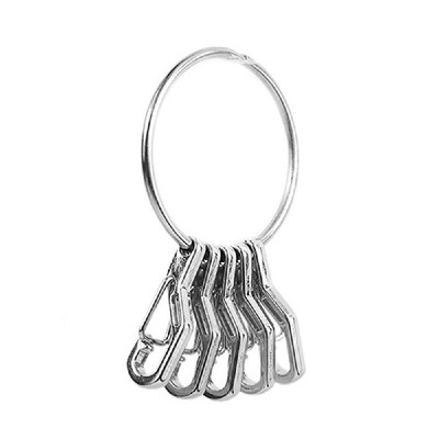 Stainless Steel Outdoor Multi-purpose Key Chain Circular Keychain Money Clip Tool
Stainless Steel Outdoor Multi-purpose Key Chain Circular Keychain Money Clip Tool