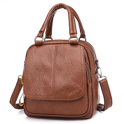 Retro three-purpose backpack female leisure Japanese&Korean wind shoulder slung portable backpack travel bag
Retro three-purpose backpack female leisure Japanese&Korean wind shoulder slung portable backpack travel bag