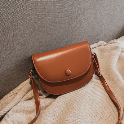Sen retro small bag female 2018 new Korean version of the wild semi-circle saddle bag texture solid color shoulder Messenger bag
Sen retro small bag female 2018 new Korean version of the wild semi-circle saddle bag texture solid color shoulder Messenger bag