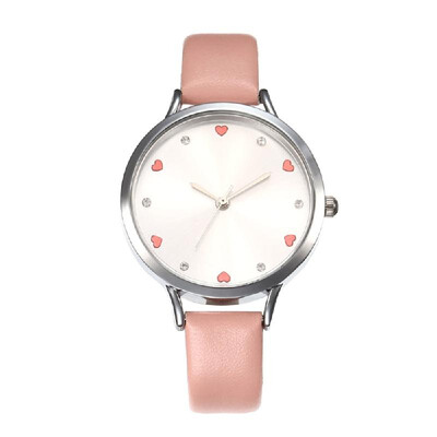 Women Fashion Simple PU Leather Band Watch Lady Love Heart Shape Time Quartz Wrist Watch
Women Fashion Simple PU Leather Band Watch Lady Love Heart Shape Time Quartz Wrist Watch