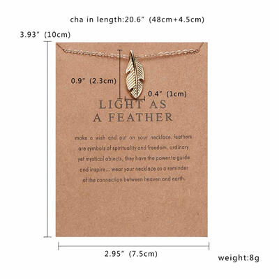 Fashion Jewelry New Gold-color Leaf Light As A Feather Alloy Pendant Short Necklace Women Pendant Necklace Charm Clavicle Chains
Fashion Jewelry New Gold-color Leaf Light As A Feather Alloy Pendant Short Necklace Women Pendant Necklace Charm Clavicle Chains