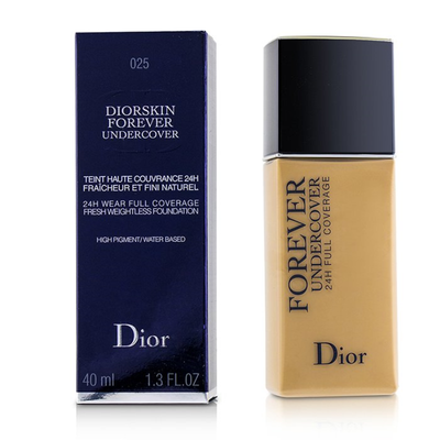 CHRISTIAN DIOR - Diorskin Forever Undercover 24H Wear Full Coverage Water Based Foundation - 025 Soft Beige 40ml13oz
CHRISTIAN DIOR - Diorskin Forever Undercover 24H Wear Full Coverage Water Based Foundation - 025 Soft Beige 40ml13oz