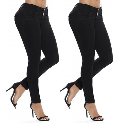 Tailored Women Middle Waisted Skinny Jeans Stretch Slim Pants Calf Length Pencil Pants
Tailored Women Middle Waisted Skinny Jeans Stretch Slim Pants Calf Length Pencil Pants