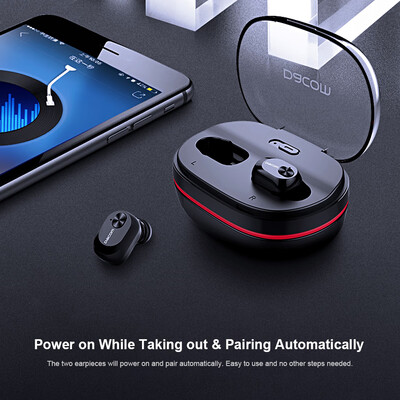 Dacom K6H Pro TWS BT50 Wireless Earbuds Mini In-Ear Earphone Stereo with Built-in HD Microphone Mic&Portable Charging Case fo
Dacom K6H Pro TWS BT50 Wireless Earbuds Mini In-Ear Earphone Stereo with Built-in HD Microphone Mic&Portable Charging Case fo