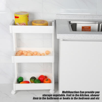 Greensen 3 Lays Portable Multifunctional Removable Storage Box Shelf with Wheels Kitchen Bathroom
Greensen 3 Lays Portable Multifunctional Removable Storage Box Shelf with Wheels Kitchen Bathroom