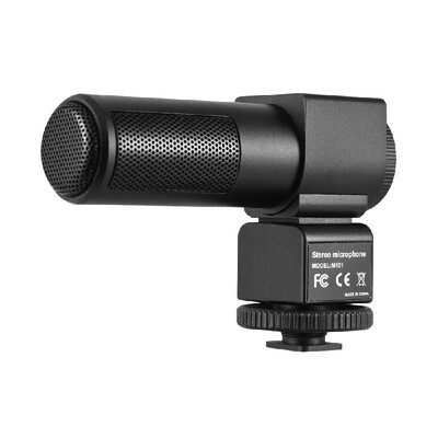 M101 Stereo Microphone Back Electret Condenser Microphone Video Recording Interview Microphone with Windscreen for Canon Nikon Son
M101 Stereo Microphone Back Electret Condenser Microphone Video Recording Interview Microphone with Windscreen for Canon Nikon Son