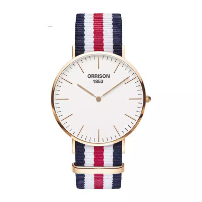 Orissom European&American fashionable men nylon belt quartz thin sports outdoor canvas watch
Orissom European&American fashionable men nylon belt quartz thin sports outdoor canvas watch