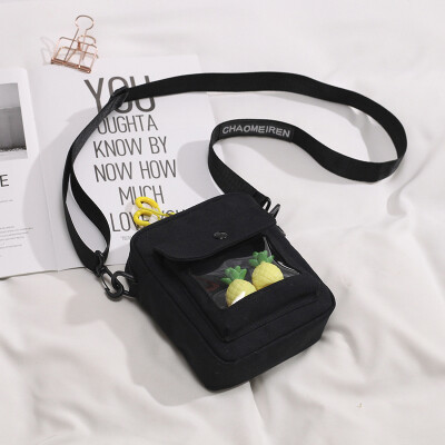 Canvas small bag female bag Korean version of the cute mini slant bag ins one-shoulder bag small square bag
Canvas small bag female bag Korean version of the cute mini slant bag ins one-shoulder bag small square bag