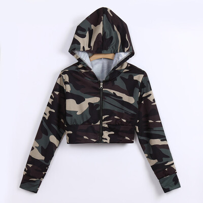 Nomeni Womens Fashion Camouflage Print Shirt Long Sleeve Blouse Hooded Short Sweater
Nomeni Womens Fashion Camouflage Print Shirt Long Sleeve Blouse Hooded Short Sweater