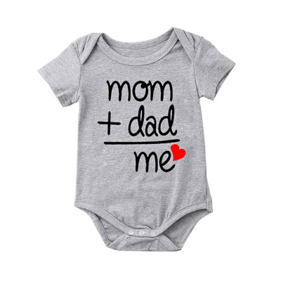 Fathers Day Baby Rompers MomDadMe Family Match Clothes Short Sleeve Jumpsuits For Baby Clothes
Fathers Day Baby Rompers MomDadMe Family Match Clothes Short Sleeve Jumpsuits For Baby Clothes