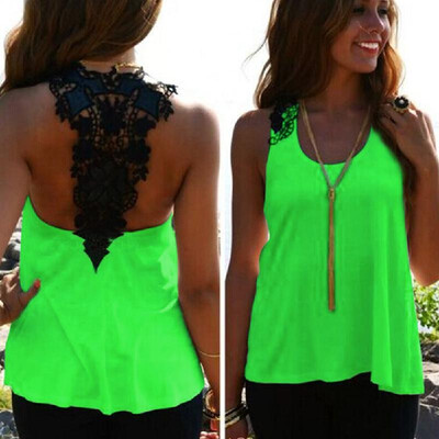 Women Summer Top Casual Sleeveless Vest Shirt Tank Crochet Lace T Shirt 
Women Summer Top Casual Sleeveless Vest Shirt Tank Crochet Lace T Shirt