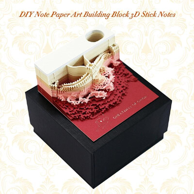 DIY Note Paper Art Building Block 3D Stick Notes Convenience Stickers Papers Card Craft Creative Post Notes The Great Wall
DIY Note Paper Art Building Block 3D Stick Notes Convenience Stickers Papers Card Craft Creative Post Notes The Great Wall