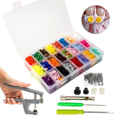 1 Set Snap Plier & 375pcs T3T5T8 Snap Button Fastener Plastic Resin Buttons Hand Press Tool Pliers 005
1 Set Snap Plier & 375pcs T3T5T8 Snap Button Fastener Plastic Resin Buttons Hand Press Tool Pliers 005