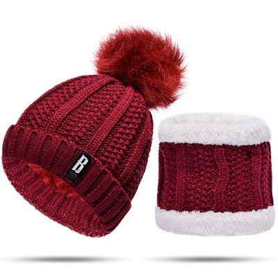 Winter Fashion Woll Knitted Hat Charm Women Adjustable Soft Beanies Caps Outdoor Sport Hats