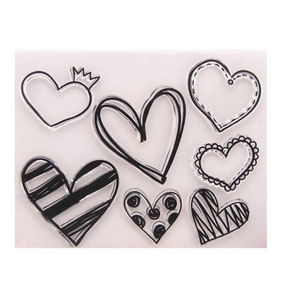 Silicone Clear Stamp Love Heart DIY ScrapbookPhoto Album Cards Paper Craft
Silicone Clear Stamp Love Heart DIY ScrapbookPhoto Album Cards Paper Craft