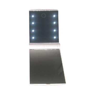 Portable Makeup Mirror LED Illuminated Adjustable Brightness Foldable Duplex Mirror with 23A12V Battery
Portable Makeup Mirror LED Illuminated Adjustable Brightness Foldable Duplex Mirror with 23A12V Battery