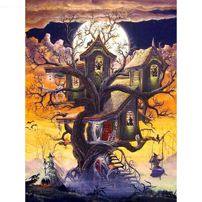 kirin show Halloween Diamond Painting Tree DIY Full Drill Diamond Embroidery Witch Paint With Diamonds Landscape
kirin show Halloween Diamond Painting Tree DIY Full Drill Diamond Embroidery Witch Paint With Diamonds Landscape