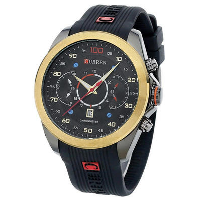 CURREN 8166 Casual Business Watch Calendar Quartz Wristwatch With Silicone Strap For Men
CURREN 8166 Casual Business Watch Calendar Quartz Wristwatch With Silicone Strap For Men