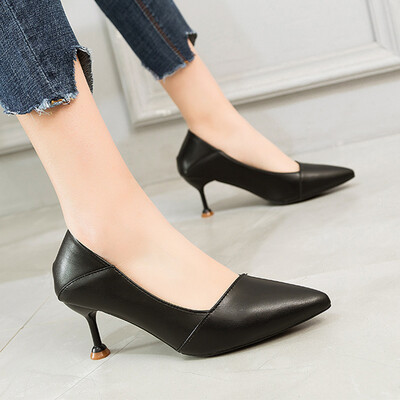 Spring high-heeled women feel shallow mouth low help shoes tip womens shoes fine heel work shoes single-shoe woman
Spring high-heeled women feel shallow mouth low help shoes tip womens shoes fine heel work shoes single-shoe woman