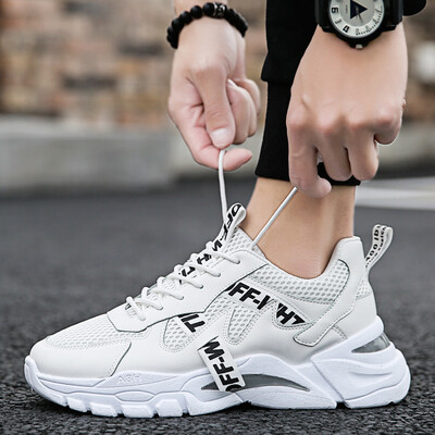 2019 new summer mens shoes white sports casual running wild white shoes breathable mens mesh old tidal shoes
2019 new summer mens shoes white sports casual running wild white shoes breathable mens mesh old tidal shoes