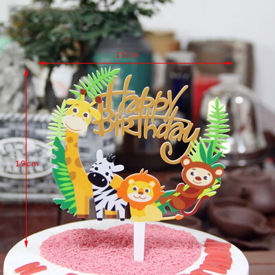 FUNNYBUNNY Colorful Animal Giraffe Lion Birthday Cake Decoration Acrylic Card Cake Decoration Flag Cupcake Toppers Thanksgiving
FUNNYBUNNY Colorful Animal Giraffe Lion Birthday Cake Decoration Acrylic Card Cake Decoration Flag Cupcake Toppers Thanksgiving