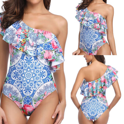 Saidsome Womens Sexy Ruffled One Piece Swimsuit One Shoulder Swimsuit Bikini
Saidsome Womens Sexy Ruffled One Piece Swimsuit One Shoulder Swimsuit Bikini